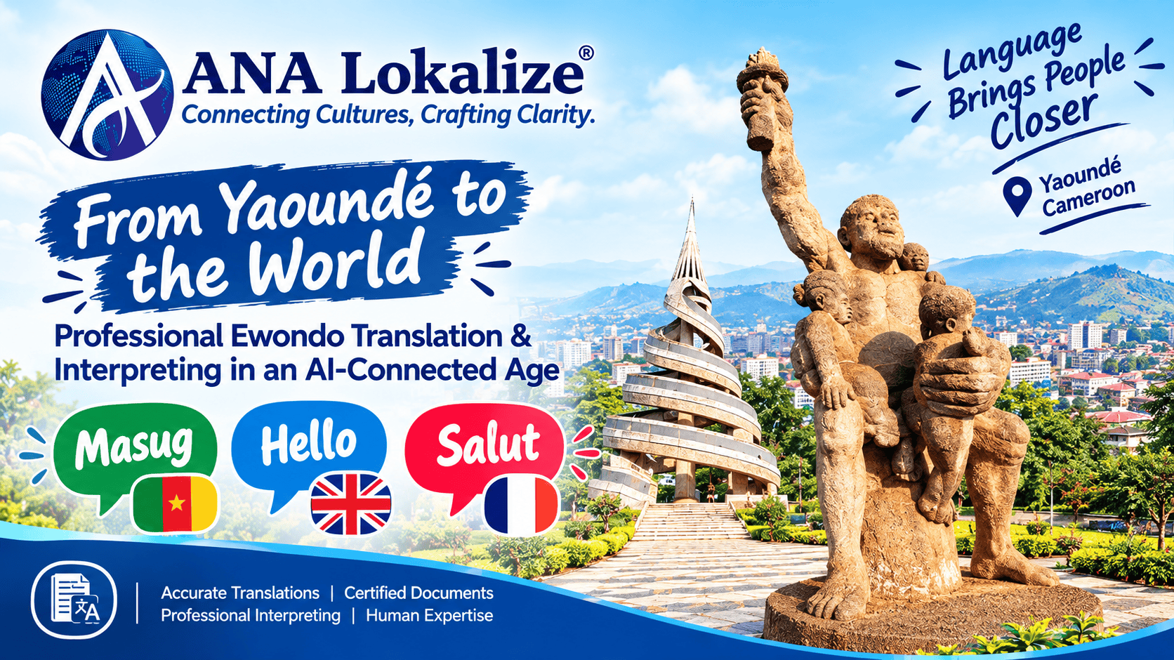 From Yaoundé to the World: Professional Ewondo Translation & Interpreting in an AI-Connected Age