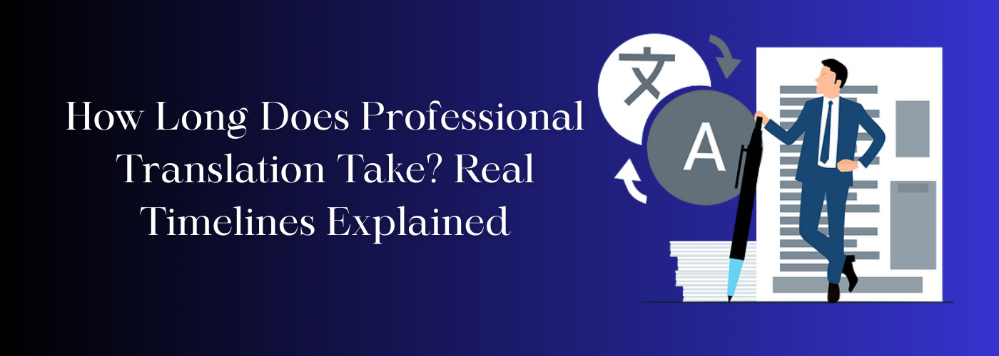 How Long Does Professional Translation Take? Real Timelines Explained